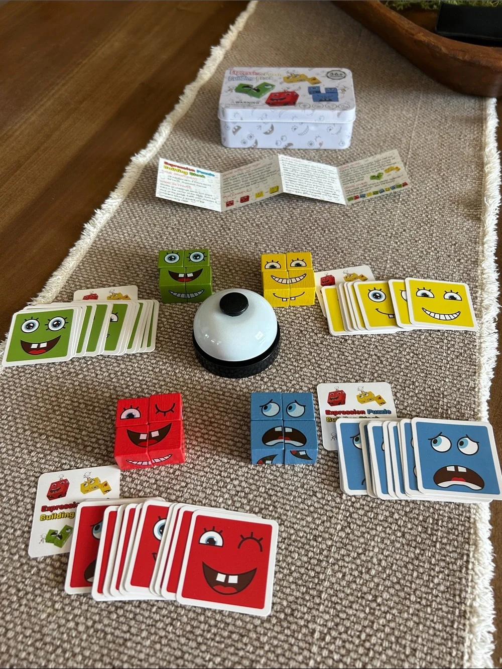 Expression Puzzle Building Block Game (Ages 3+)
